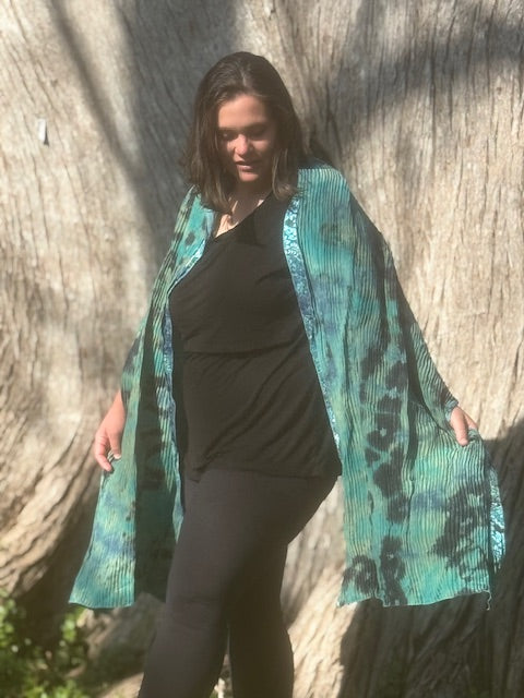 Silken Embrace: Wraps & Shawls